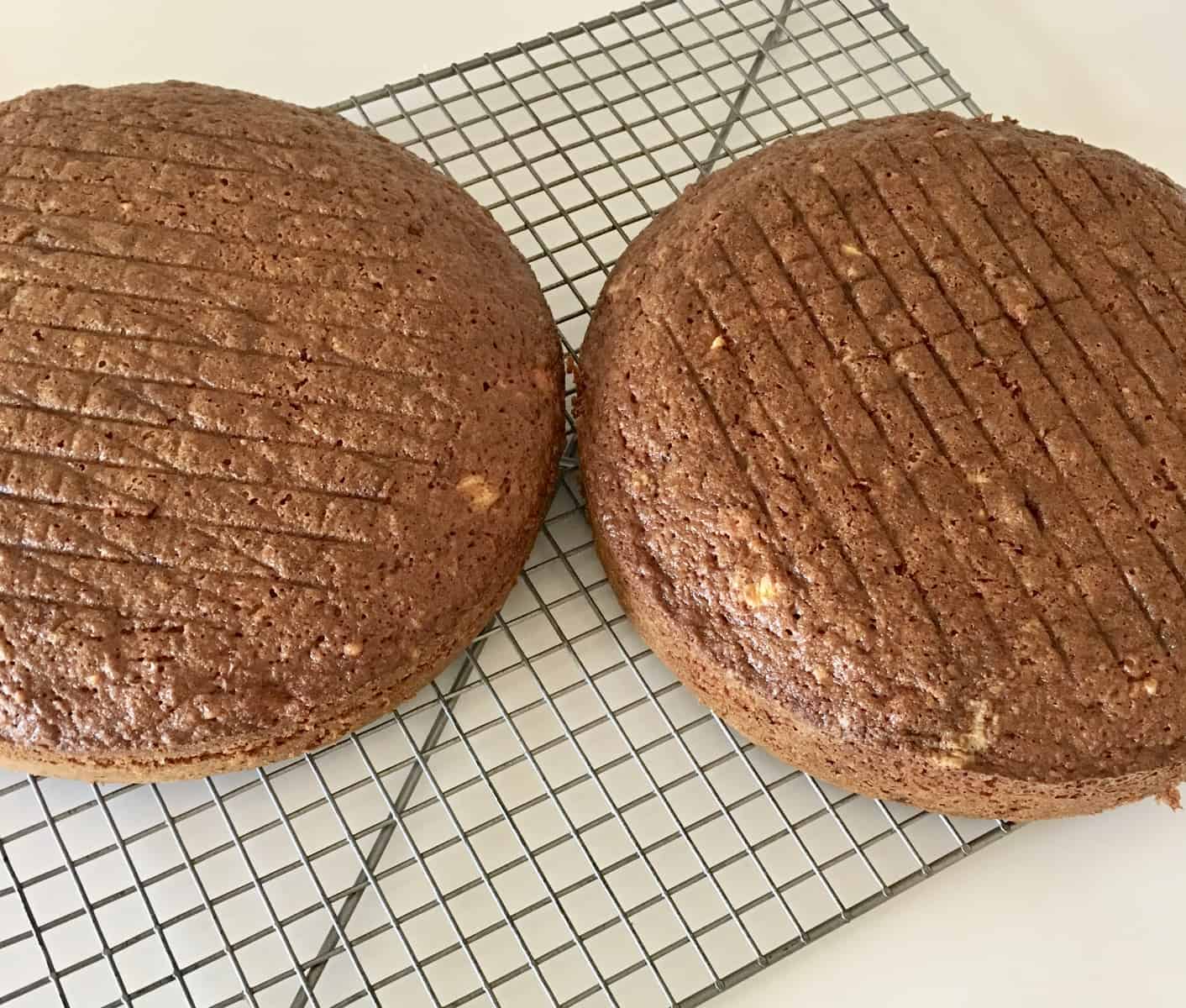 Carrot Pineapple Cakes on a wire rack for cooling 