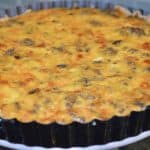 Breakfast Tart with Sausage and Cheddar