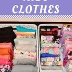 How to Fold and Organize kids clothes