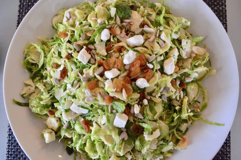 Brussels Sprouts Salad with Feta