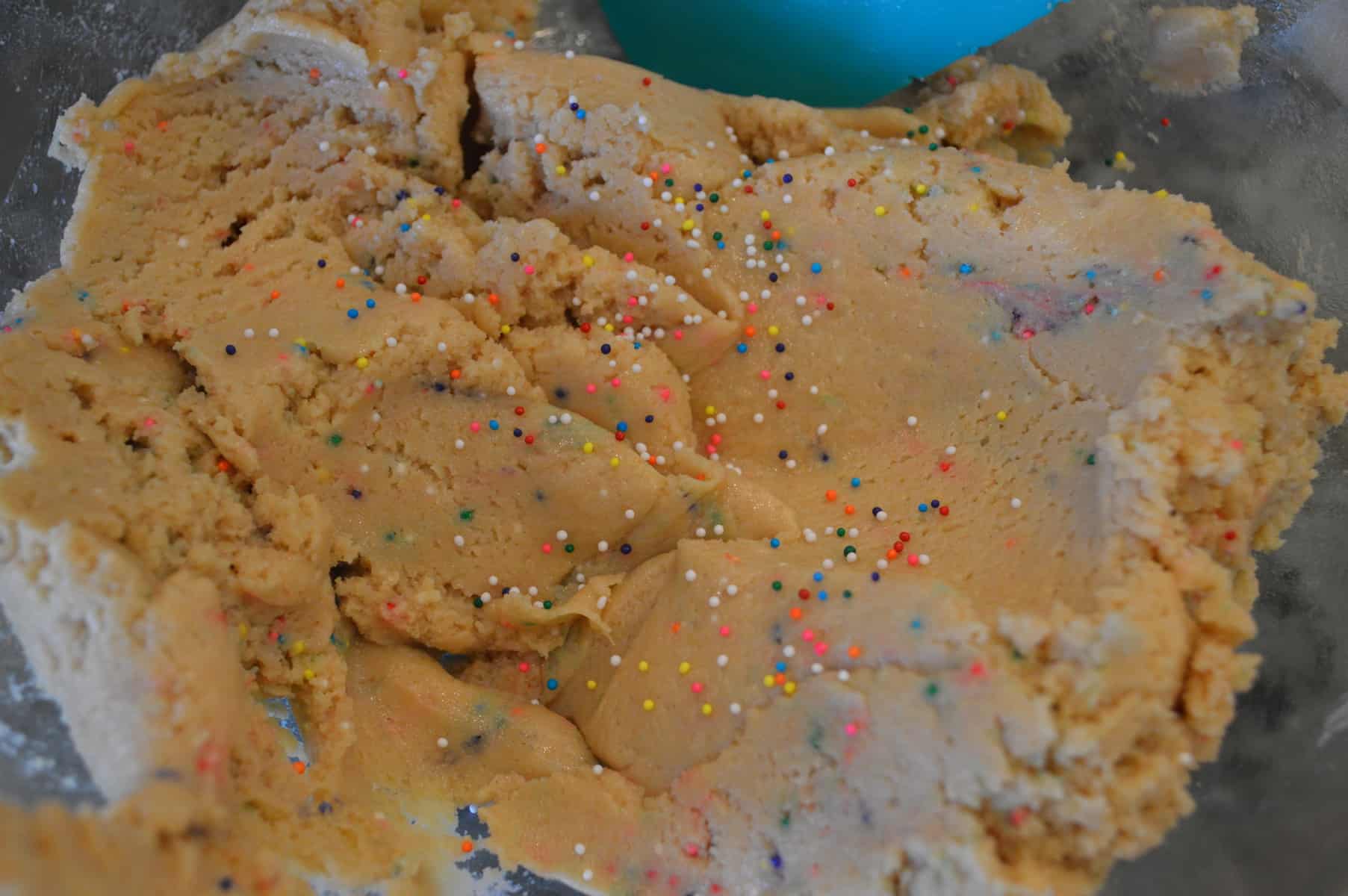 sprinkles added to the dough. 