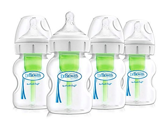 Dr. Brown's Options baby botttles are a best gear for a newborn 
