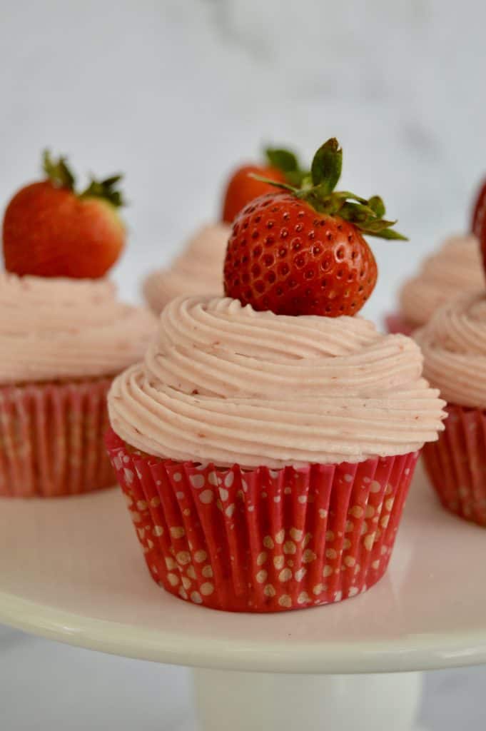 Strawberry Cupcakes From Scratch - This Delicious House