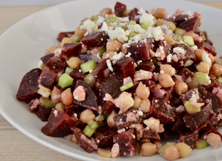 Beet Salad | Feta & Garbanzo Beans