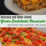 green enchilada casserole with ground turkey