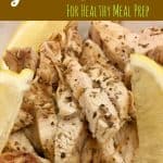 make-ahead greek chicken for meal prep