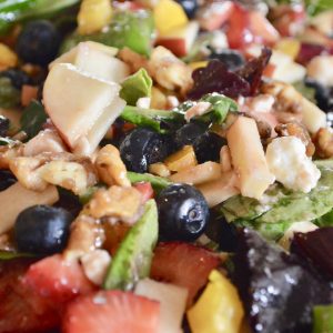 Berry Salad with Candied Walnuts