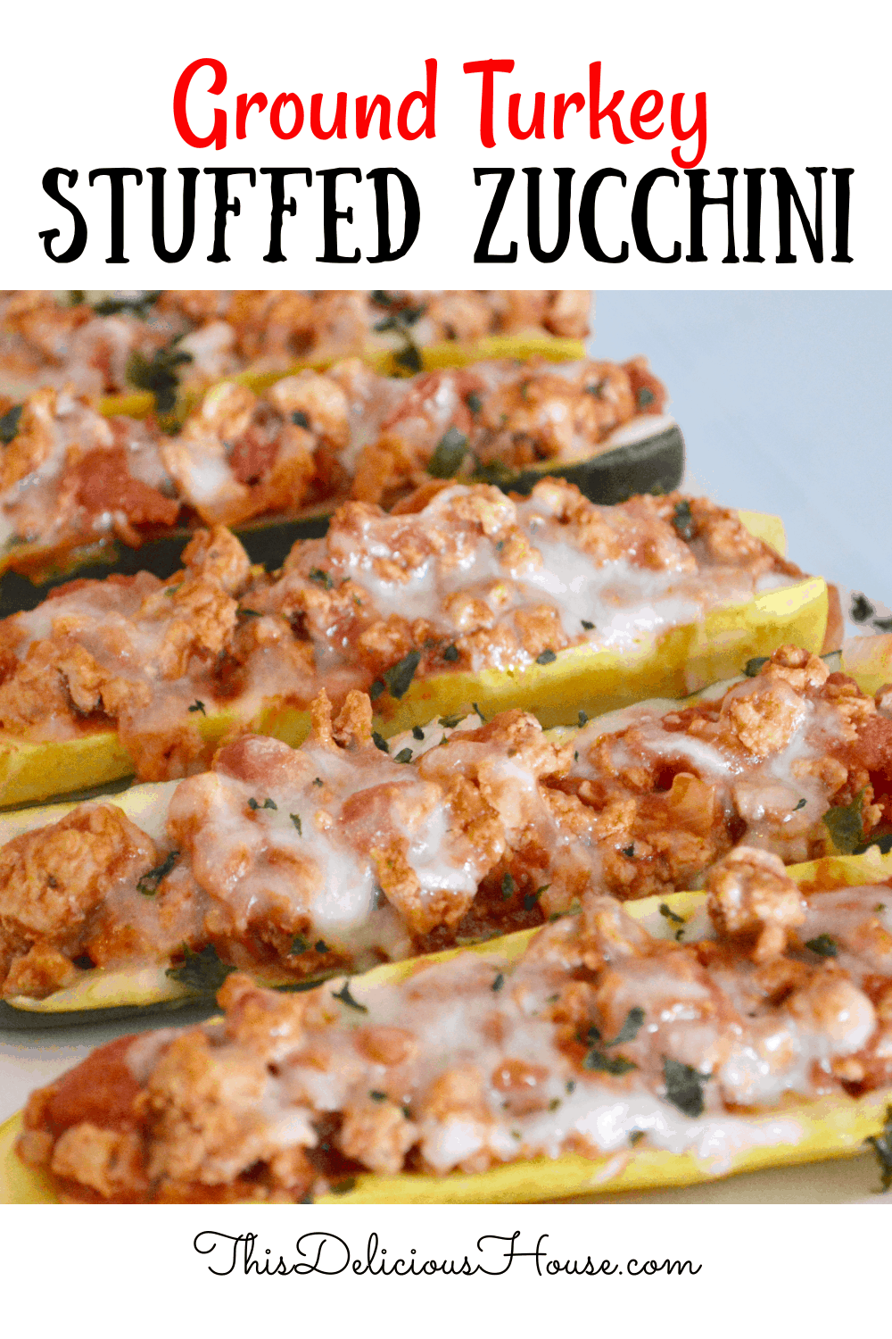 Stuffed Zucchini Boats. 