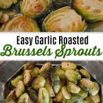 roasted Brussels sprouts with garlic
