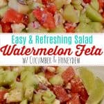 watermelon feta salad | summer salad