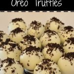 Cookies and Cream Oreo Truffles