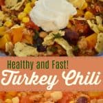 Healthy Turkey Chili with Hominy and Beans