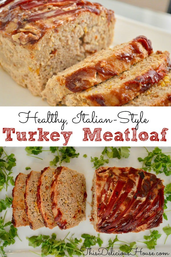 Turkey Meatloaf with Roasted Bell Peppers