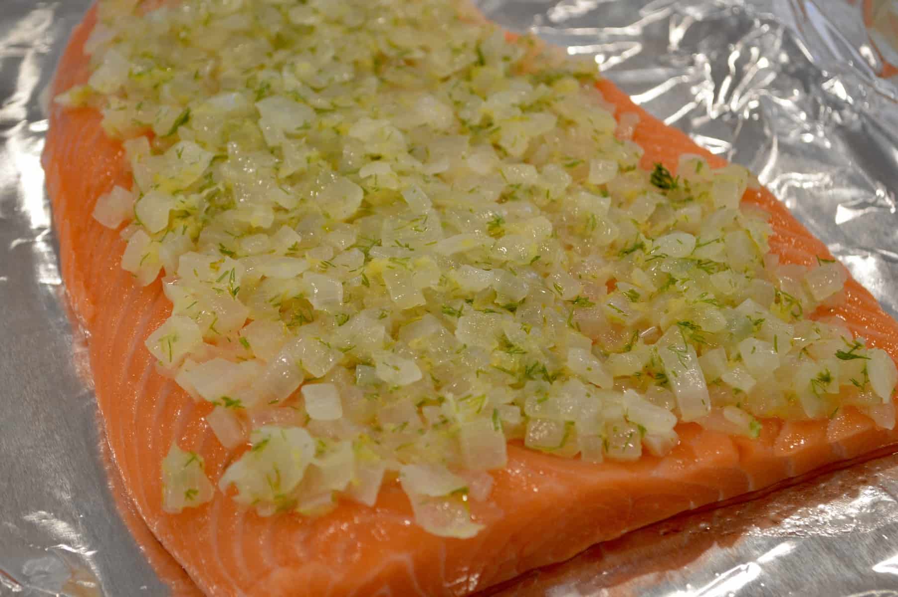 salmon in foil