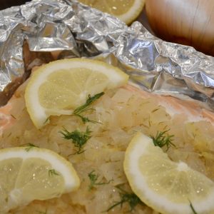 salmon in foil