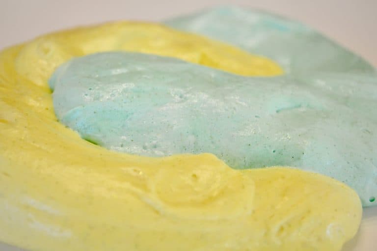 Non-Stick Fluffy Slime Recipe for Kids