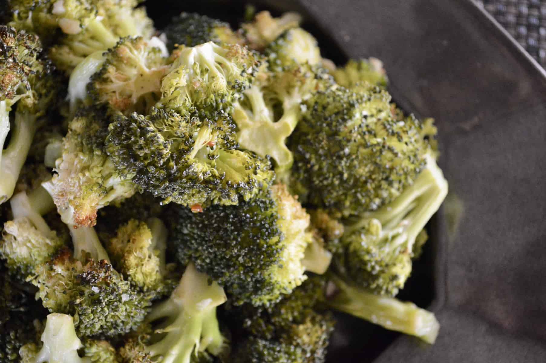 Oven Roasted Broccoli With Garlic This Delicious House