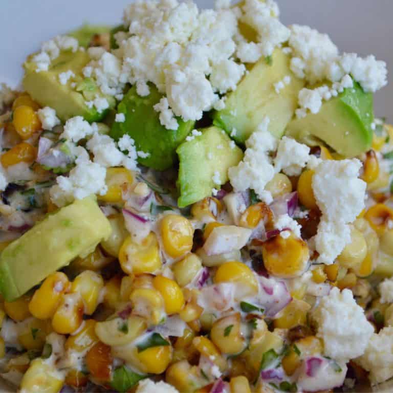 Mexican Street Corn Salad with Avocado Recipe