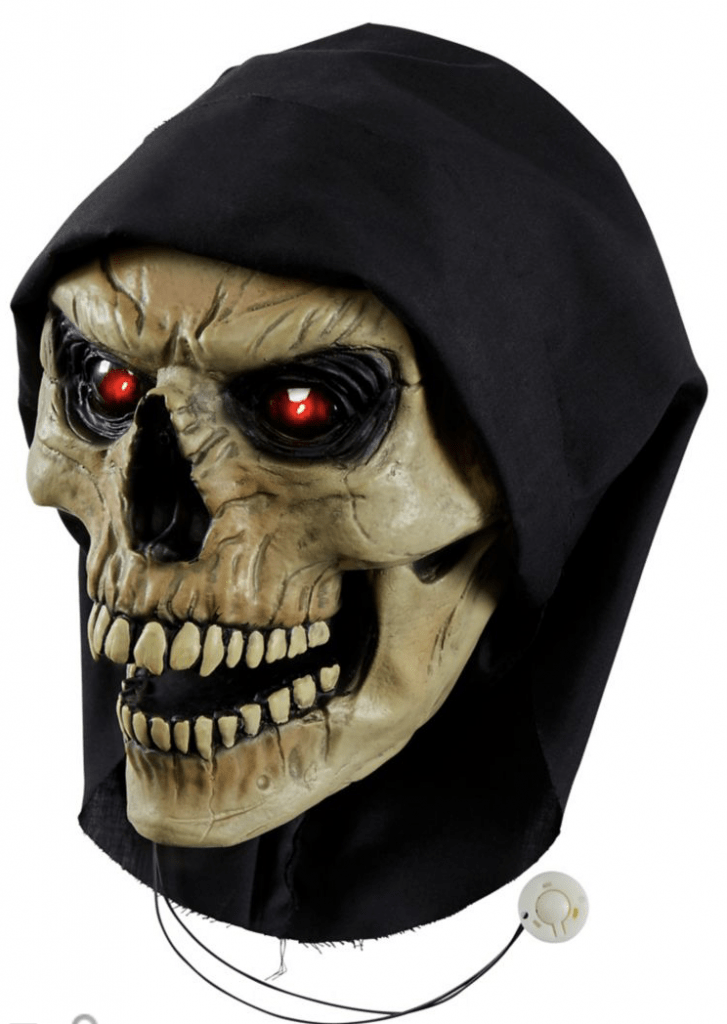 0 inch light up talking reaper door knocker. 