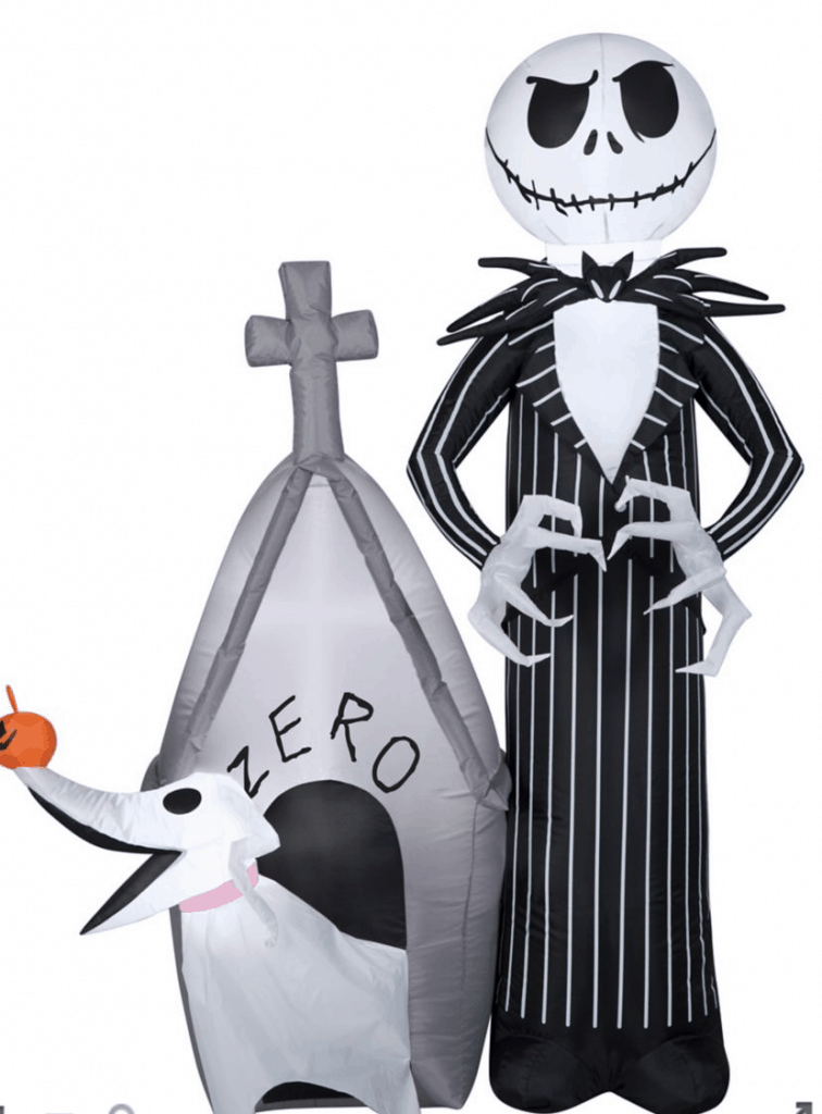 jack skellington halloween inflatable 