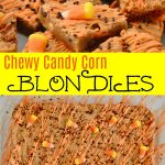 candy corn blondies | halloween treat