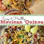 mexican quinoa – healthy side dish burrito bowl