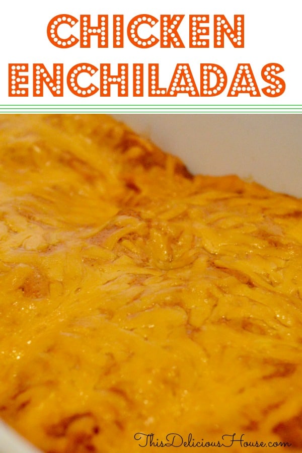 Cream Cheese Chicken Enchiladas - This Delicious House