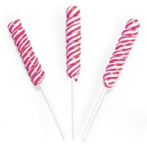 hot pink unicorn lollipops