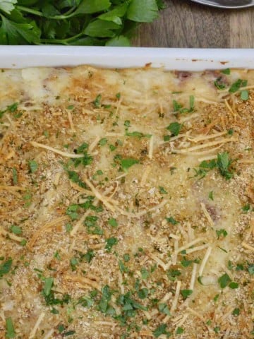 Mashed Potato Casserole with Ricotta and Parmesan