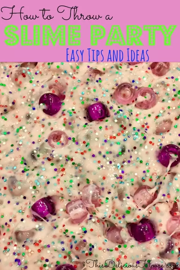 how to throw a slime party
