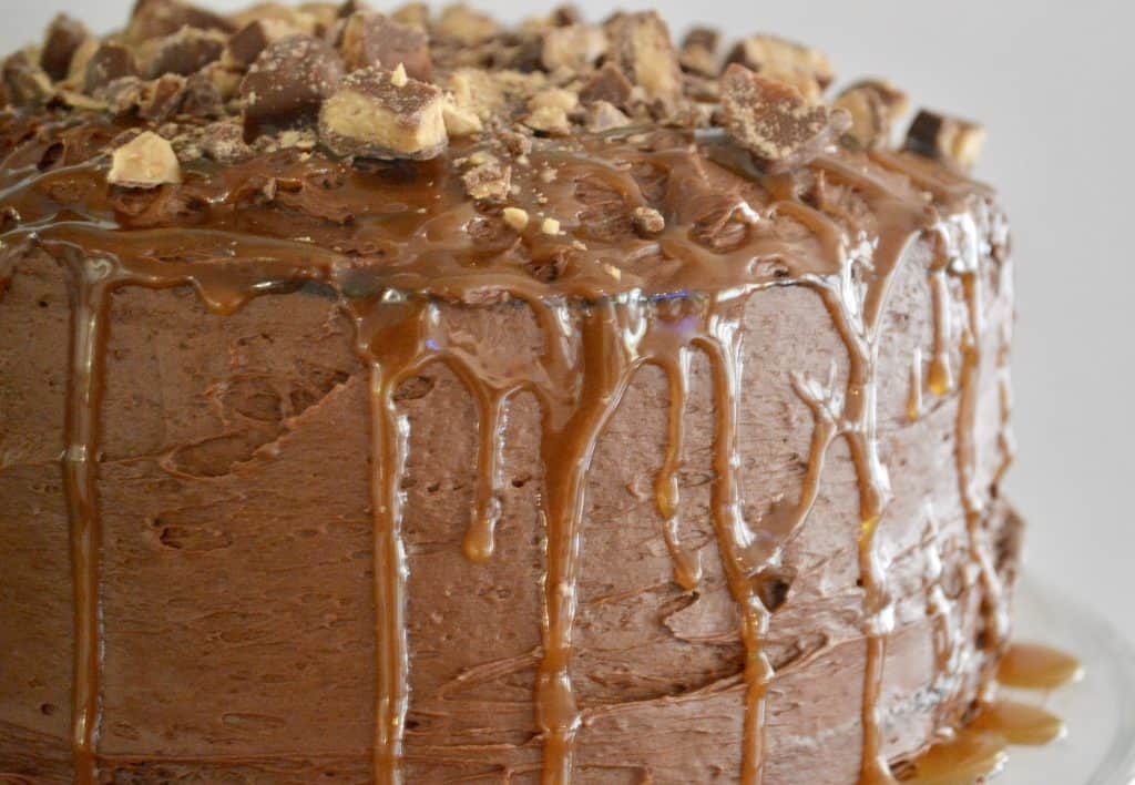 chocolate toffee caramel cake 