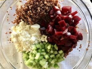 Red Quinoa Beet Salad