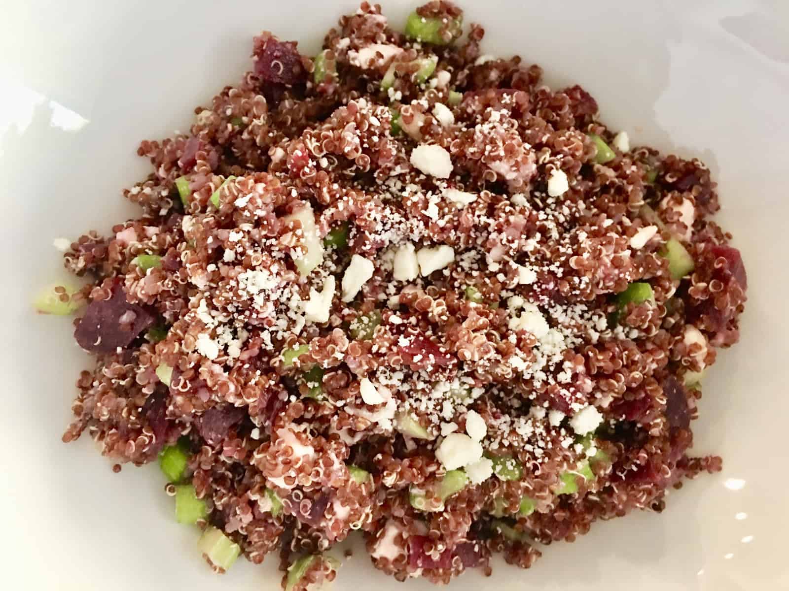 Red Quinoa Beet Salad 