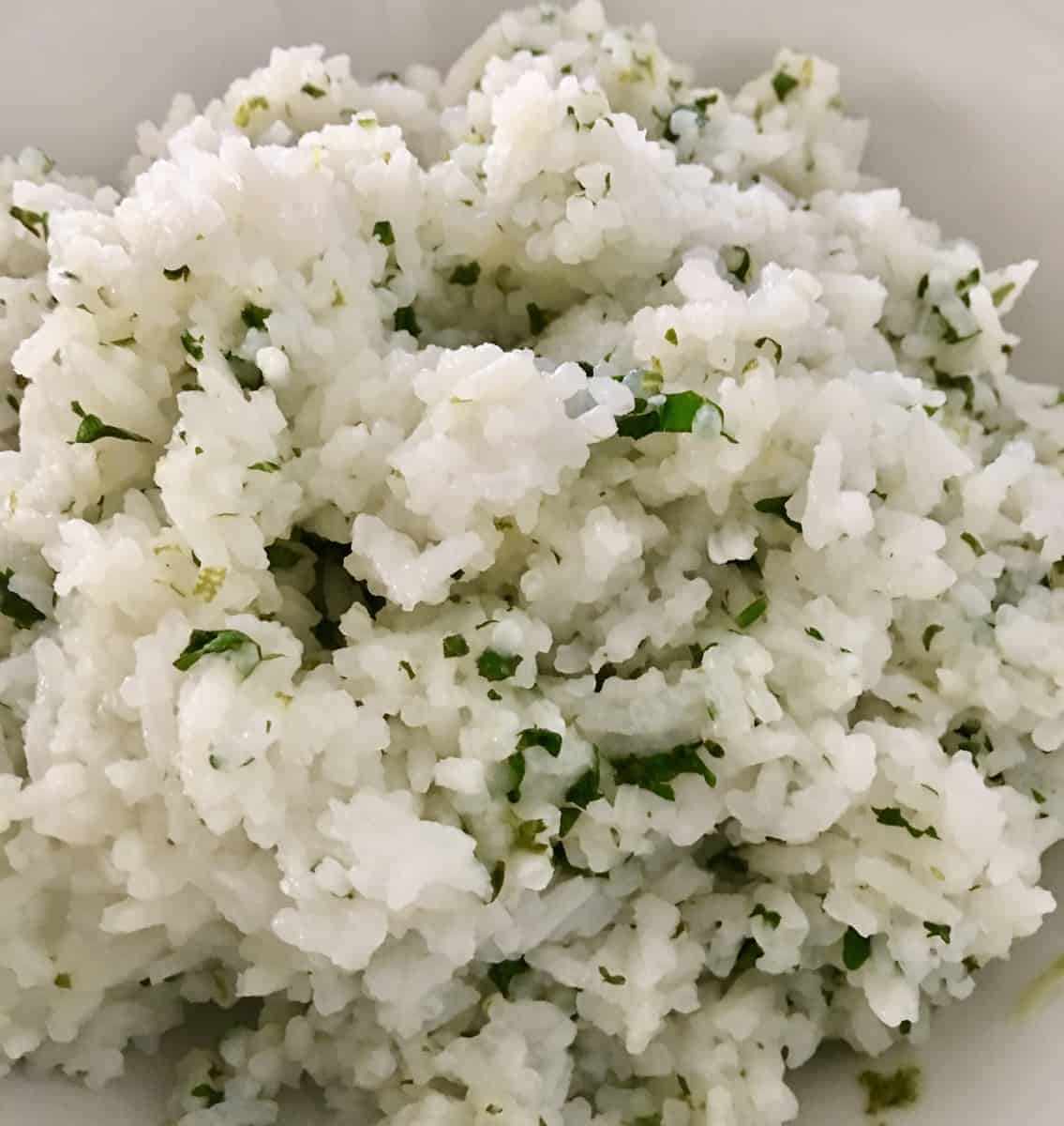 Cilantro Lime Rice for a taco party 