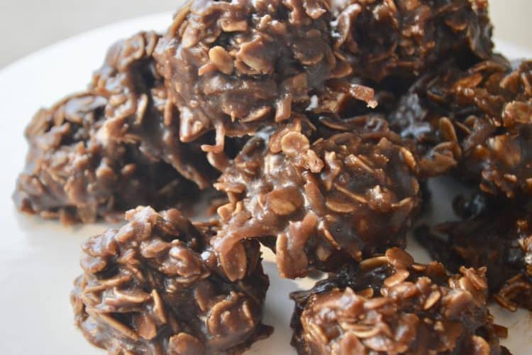 No Bake Chocolate Coconut Cookies This Delicious House 0821