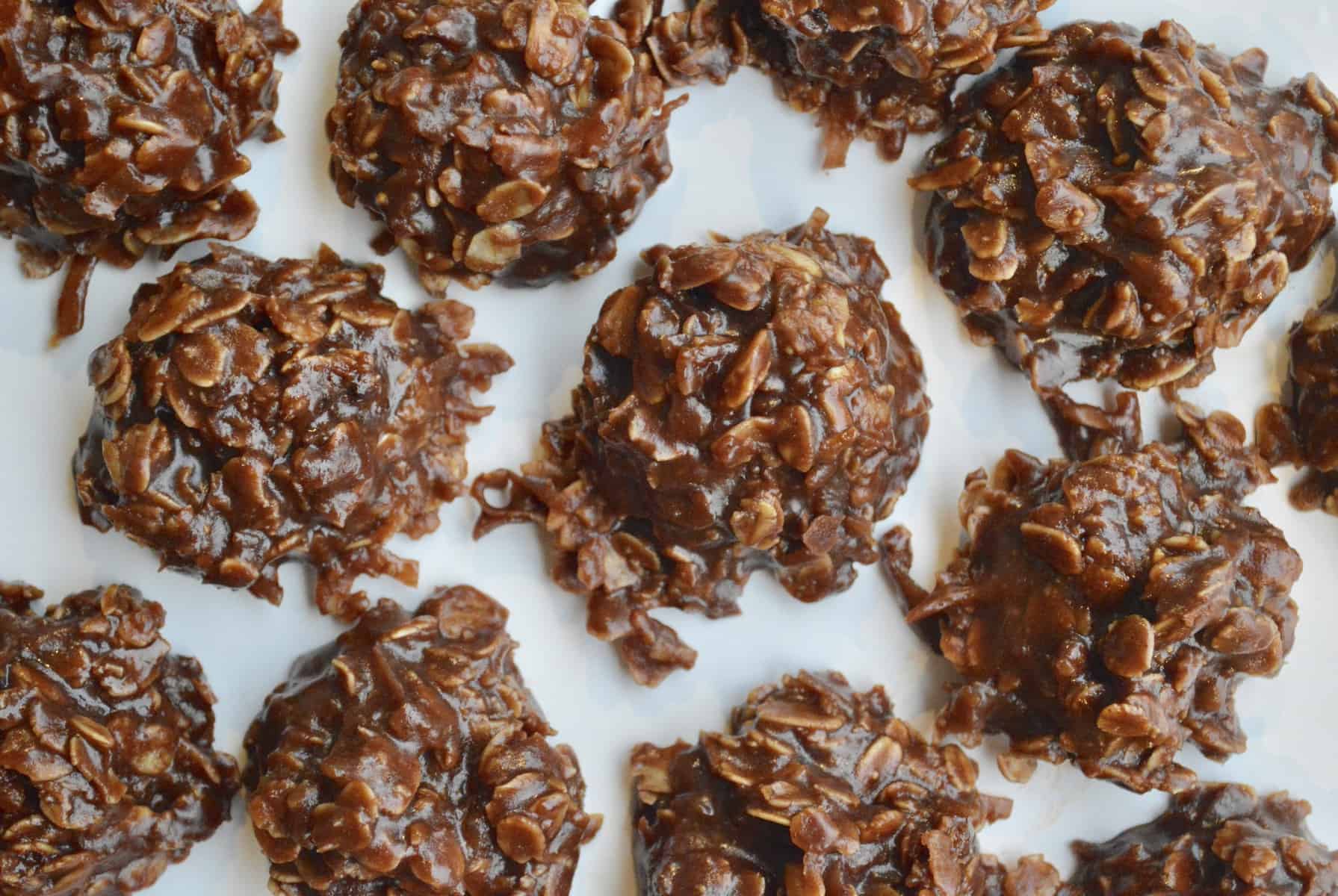 No Bake Chocolate Coconut Cookies