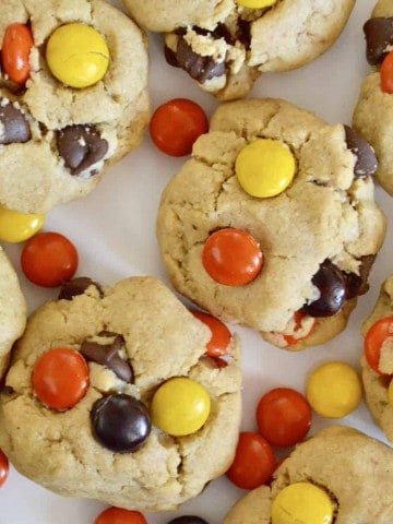 Reece's Pieces Peanut Butter Chocolate Chip Cookies