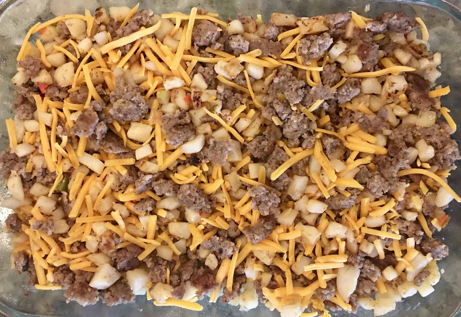 Sausage Hash Brown Breakfast Casserole 