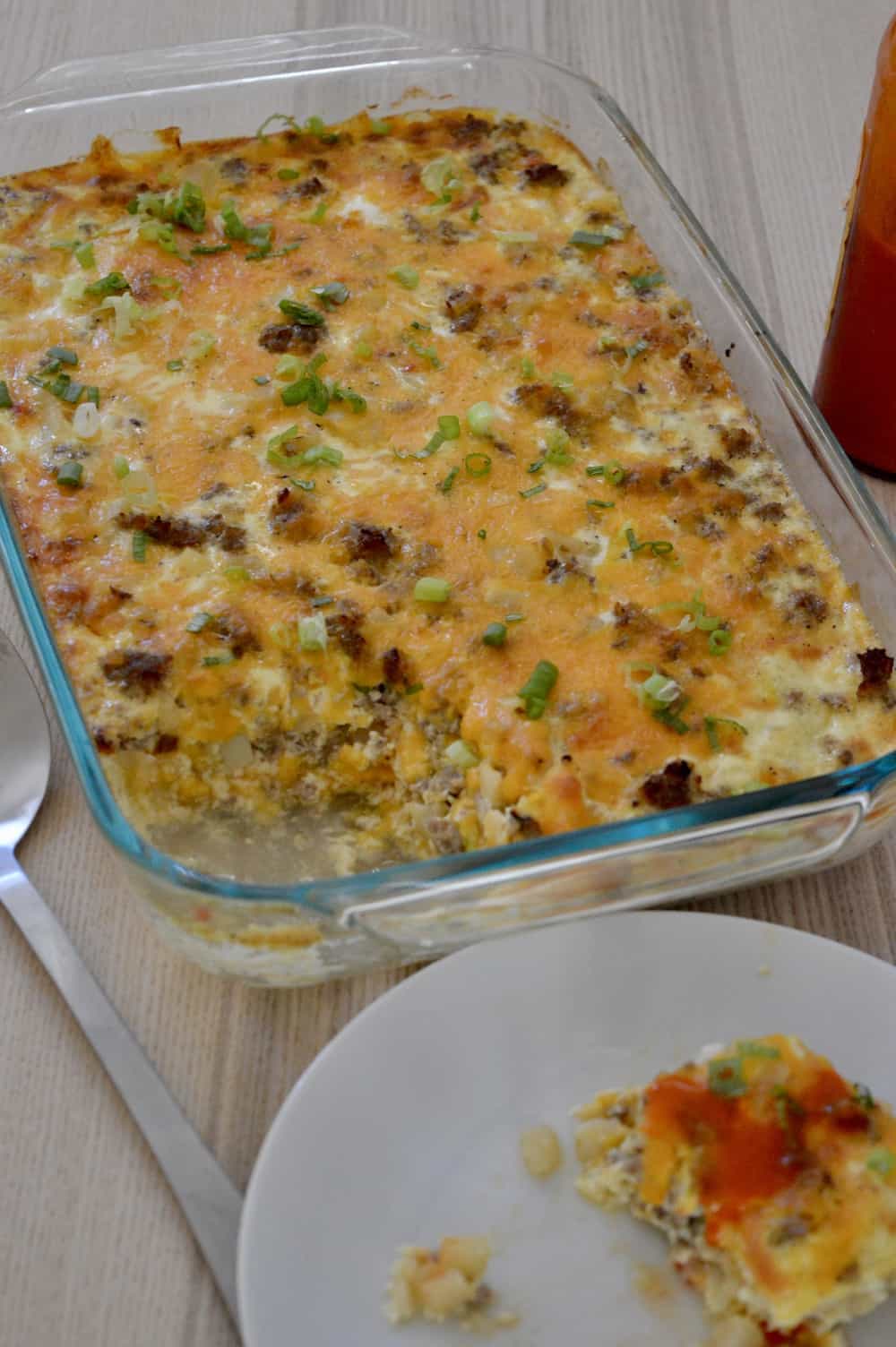 sausage hash brown breakfast casserole. 