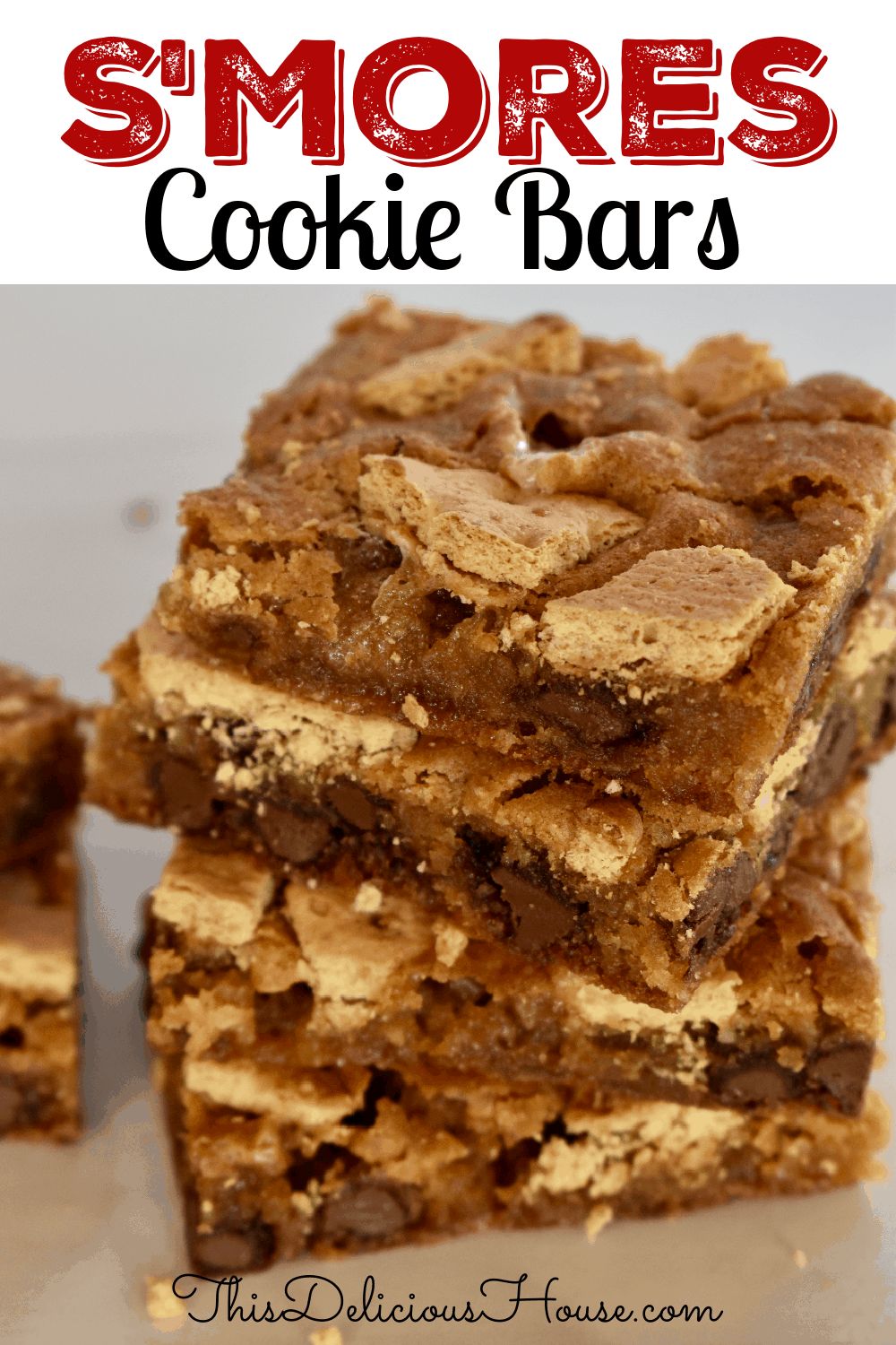 S'Mores Cookie Bars.
