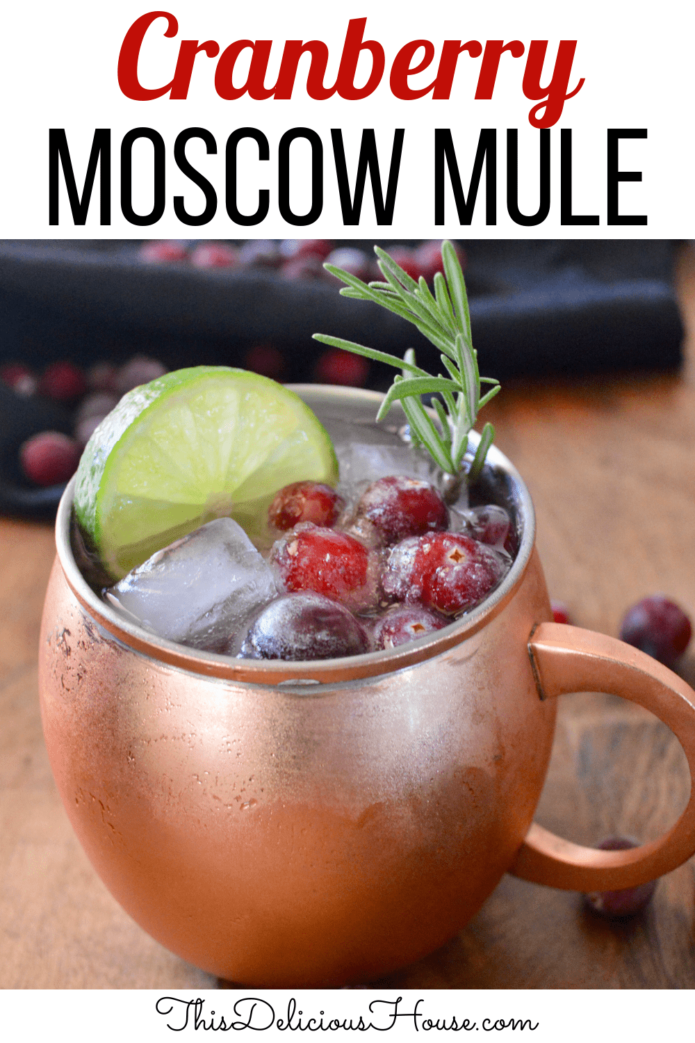 Cranberry Moscow Mule Recipe - Belly Full