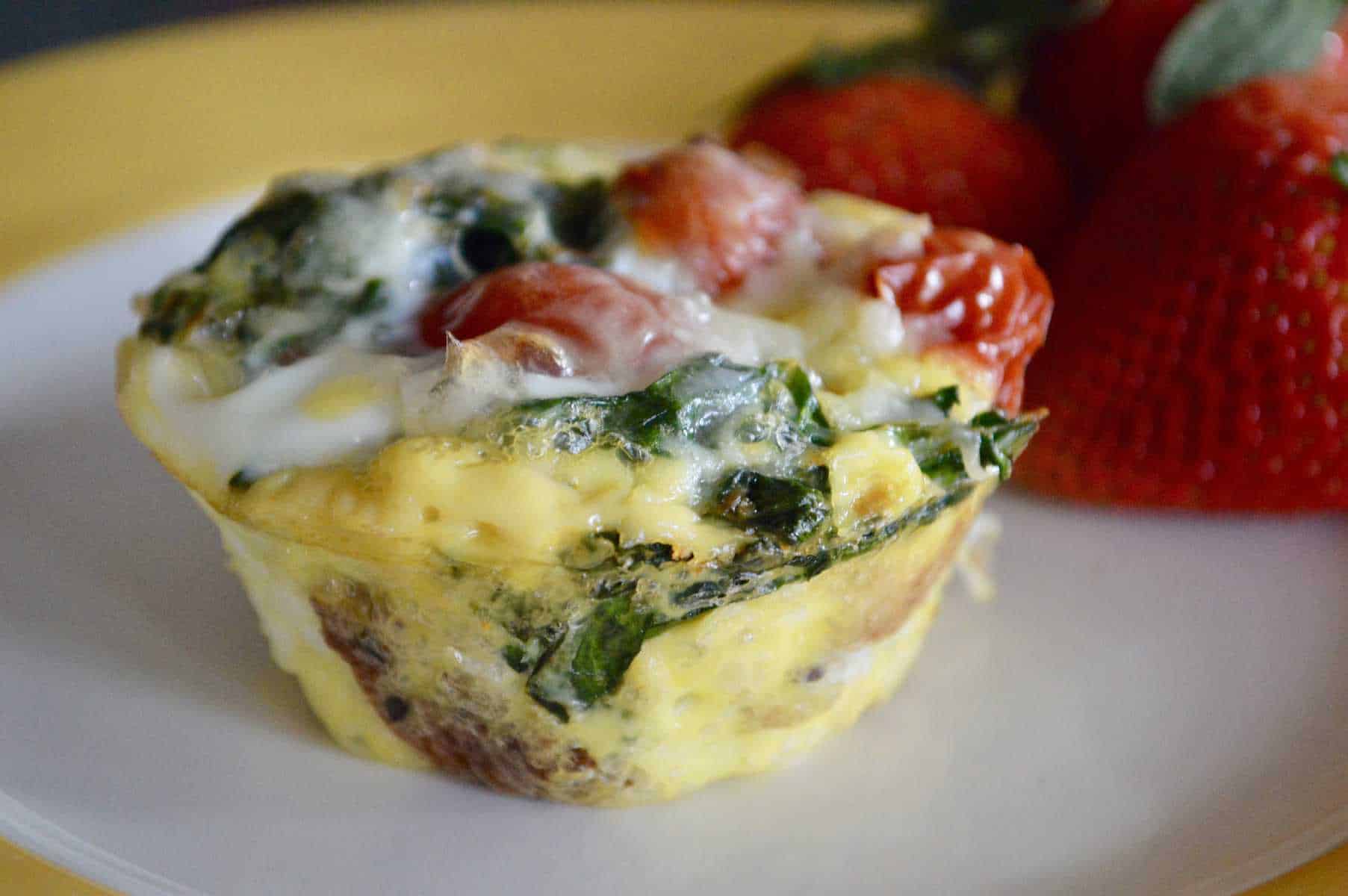 kale egg breakfast cups