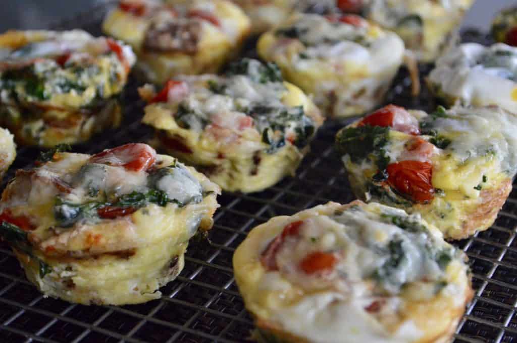 kale egg breakfast cups – freezer friendly