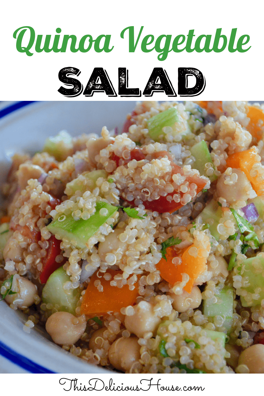 Vegetable Quinoa Salad. 