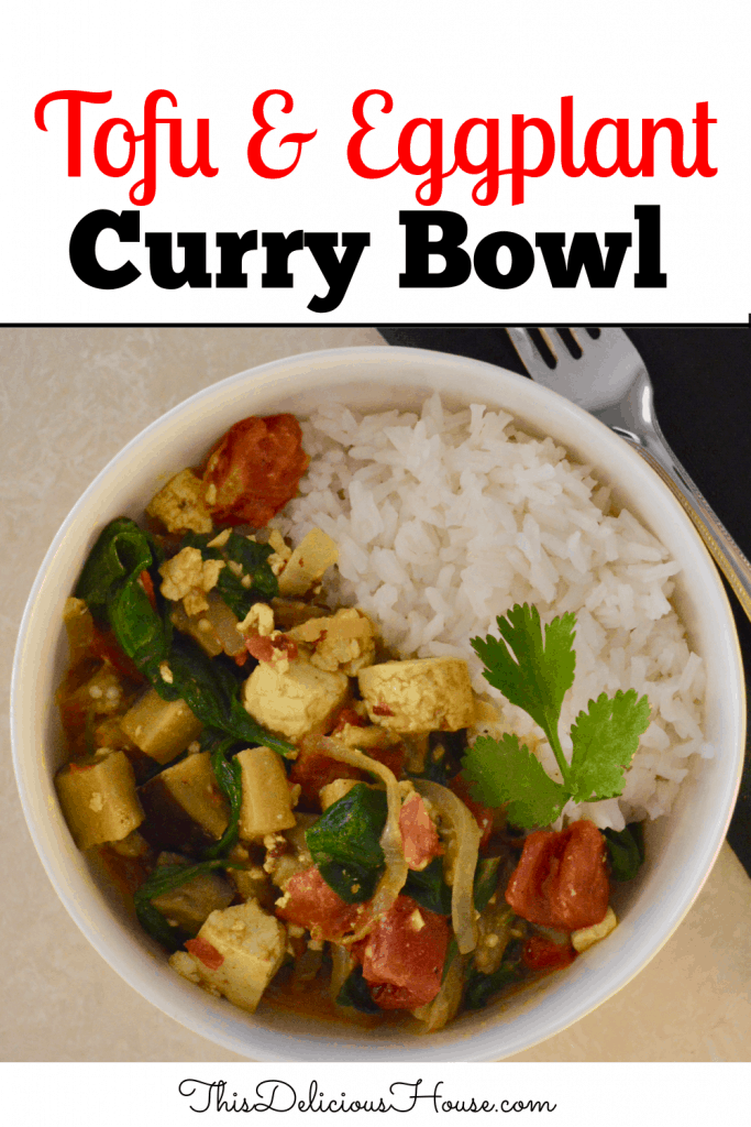 Tofu Eggplant Curry - This Delicious House