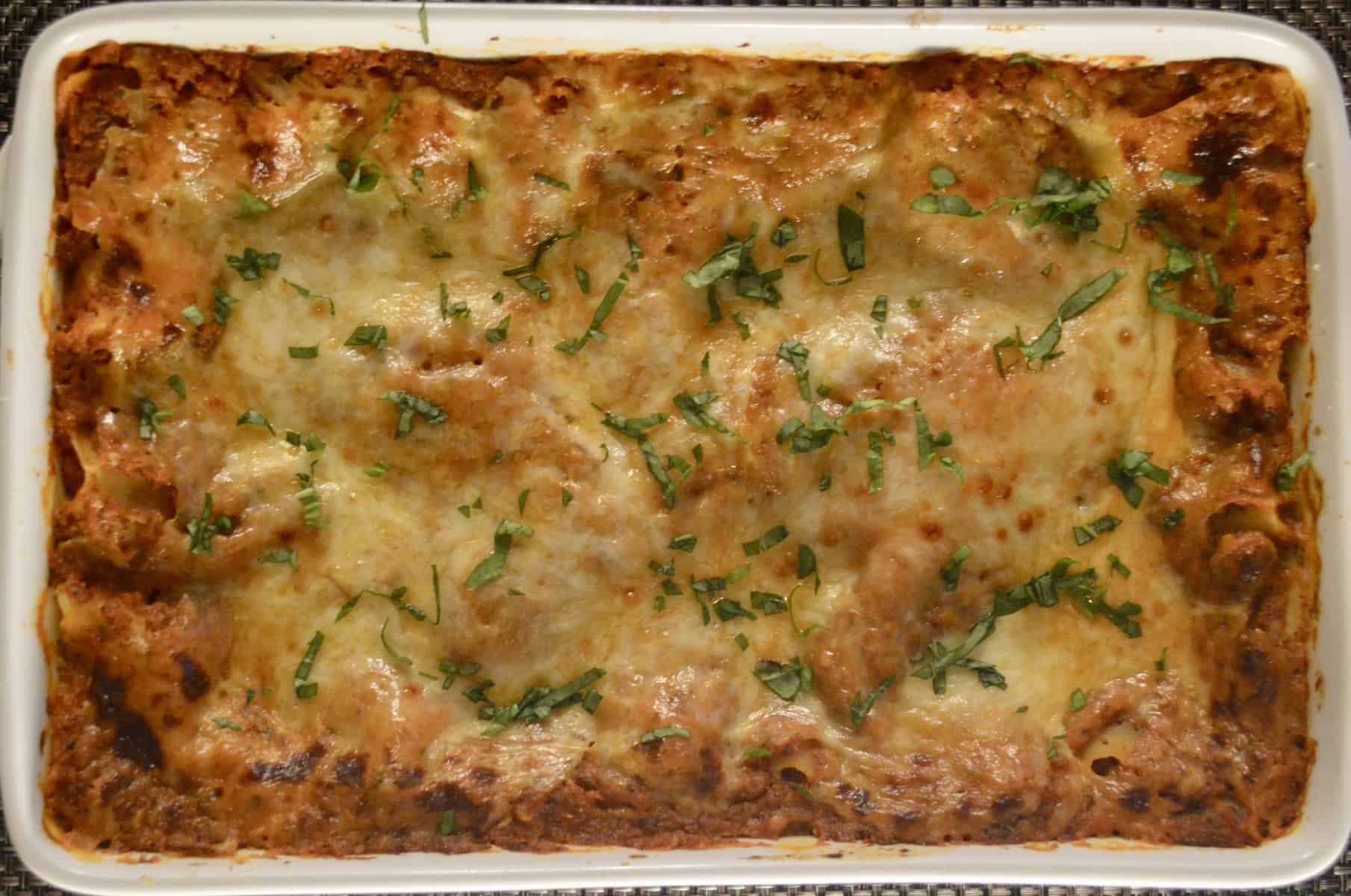 easy vegetable lasagne 