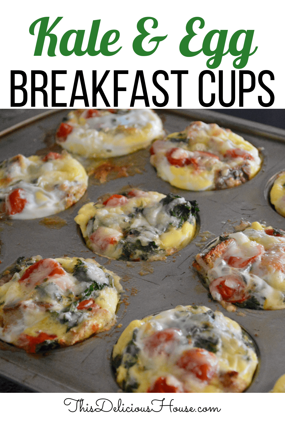 Kale Egg Breakfast Cup. 