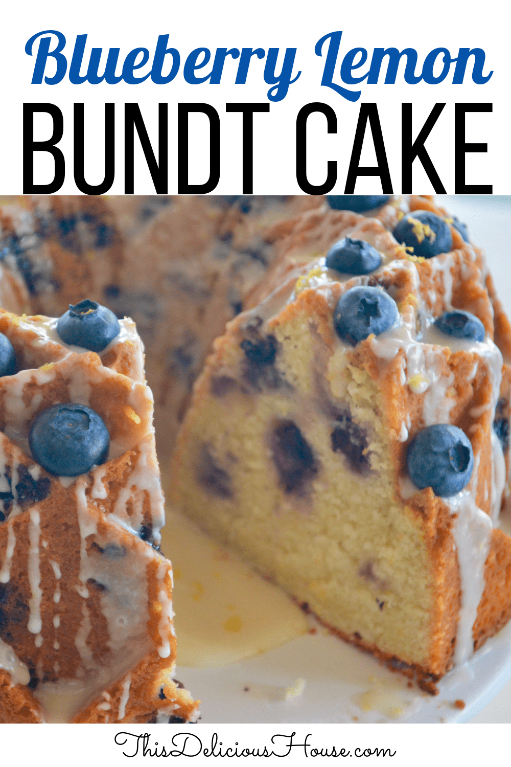 Blueberry Lemon Bundt Cake.