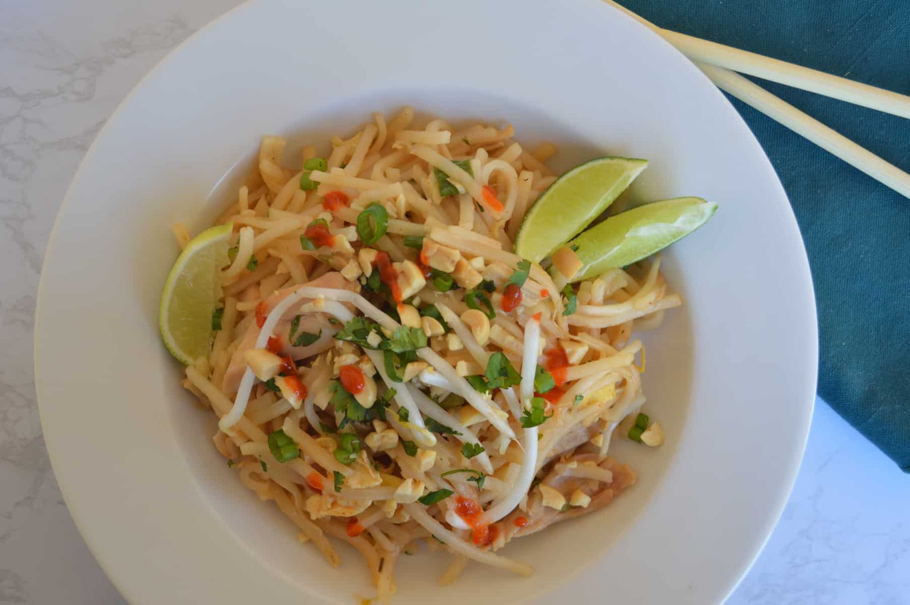 Rotisserie Chicken Pad Thai