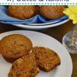 healthy carrot muffins dates & raisins
